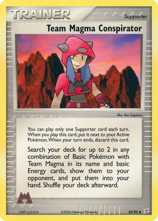 Team Magma Conspirator (82/95) [EX : Team Magma contre Team Aqua] 