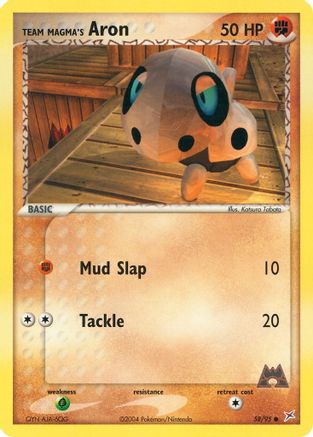 Team Magma's Aron - 58/95 58/95 - [Team Magma vs Team Aqua]