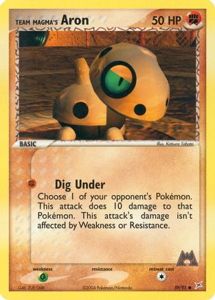 Team Magma's Aron - 59/95/95 - [Team Magma vs Team Aqua]