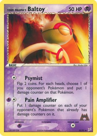 Baltoy de la Team Magma (32/95) [EX : Team Magma vs Team Aqua] 