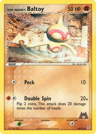 Baltoy de la Team Magma (60/95) [EX : Team Magma vs Team Aqua] 