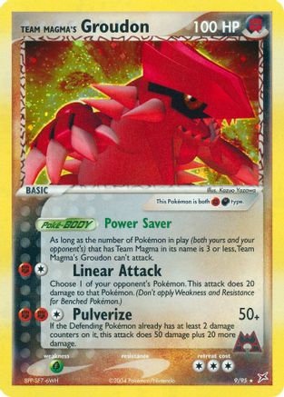 Team Magma's Groudon/95 - [Team Magma vs Team Aqua] Holofoil