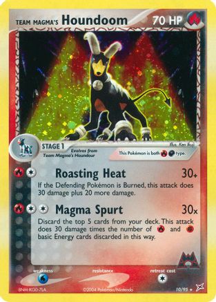 Team Magma's Houndoom - 10/95/95 - [Team Magma vs Team Aqua] Holofoil