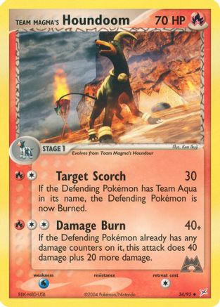 Houndoom de la Team Magma (34/95) [EX : Team Magma contre Team Aqua] 