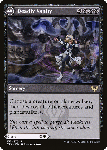 Selfless Glyphweaver // Deadly Vanity (STX-157) - [Strixhaven: School of Mages]