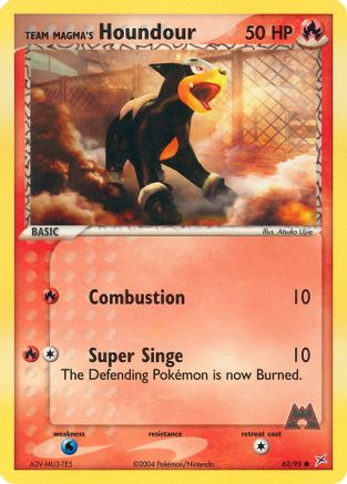 Team Magma's Houndour - 62/95 62/95 - [Team Magma vs Team Aqua]
