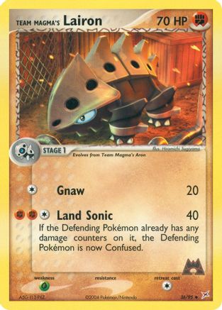 Lairon de la Team Magma (36/95) [EX : Team Magma vs Team Aqua] 