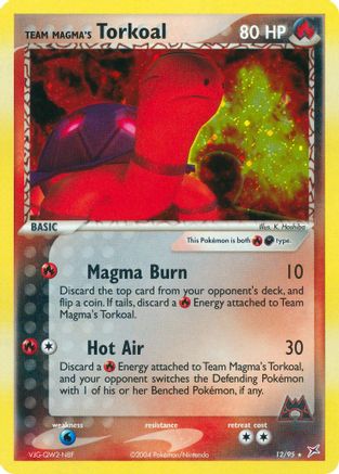 Team Magma's Torkoal/95 - [Team Magma vs Team Aqua] Holofoil
