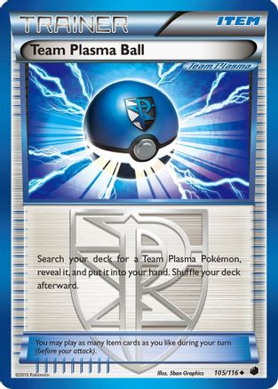 Team Plasma Ball (105/116) [Noir et Blanc : Plasma Freeze] 