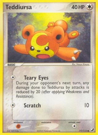 Teddiursa/115 - [Unseen Forces] Reverse Holofoil