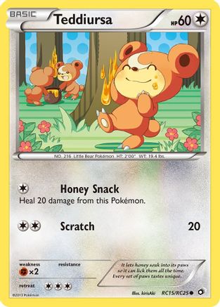Teddiursa RC15/113 - [Legendary Treasures Radiant Collection] Holofoil
