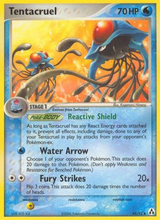 Tentacruel (45/92) (Estampillé) [EX : Créateur de Légendes] 