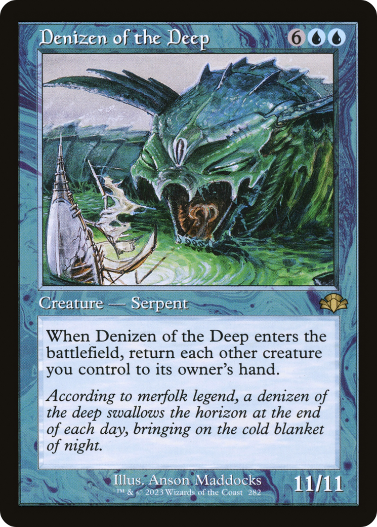 Denizen of the Deep (DMR-282) - [Dominaria Remastered] Foil