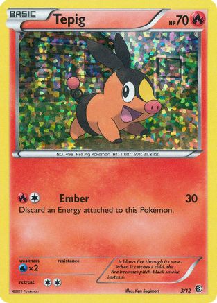 Tepig (3/12) [Promos McDonald's : Collection 2011] 