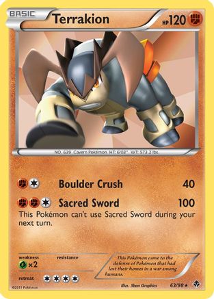 Terrakion/98 - [Emerging Powers] Holofoil