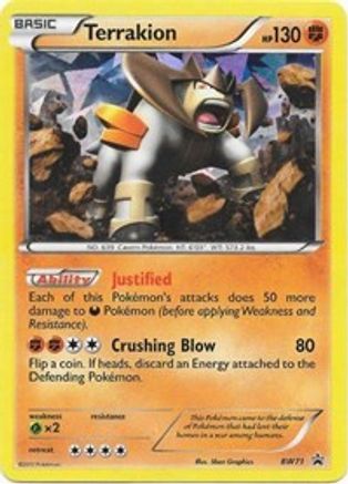Terrakion - BW71/101 - [Black and White Promos] Holofoil