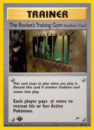 The Rocket's Training Gym 104/132 - [Gym Heroes] 1st Edition