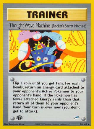 Thought Wave Machine (Rocket's Secret Machine) 96/105 - [Neo Destiny] 1st Edition