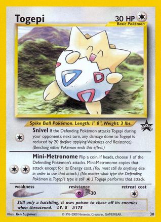 Togepi (30) [Wizards of the Coast : Black Star Promos] 