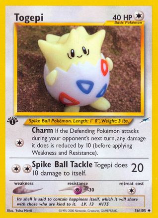Togepi 56/105 - [Neo Destiny] 1st Edition