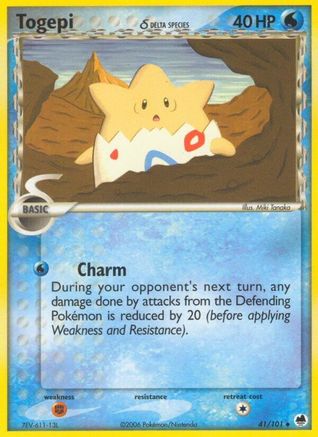 Togepi (Delta Species) (41/101) [DF Dragon Frontiers]