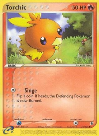 Torchic (74/109) [EX : Rubis et Saphir] 