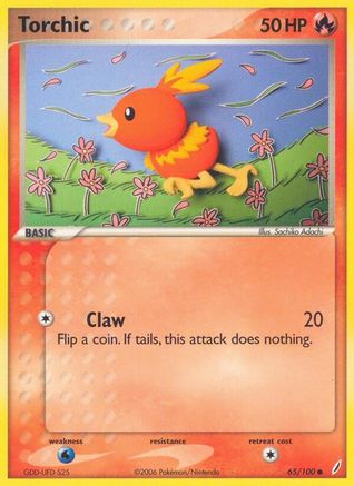 Torchic - 065/100 65/100 - [Crystal Guardians] Reverse Holofoil