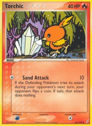 Torchic - 066/100 66/100 - [Crystal Guardians]