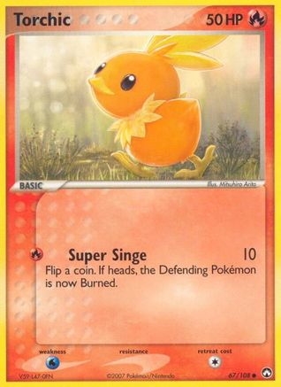 Torchic (67/108) [EX : Gardiens du pouvoir] 