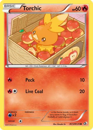 Torchic (RC5/RC25) [Noir et blanc : Trésors légendaires] 