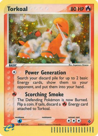 Torkoal/97 - [Dragon] Holofoil