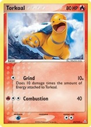 Torkoal (33/110) (Estampillé) [EX : Fantômes de Holon] 
