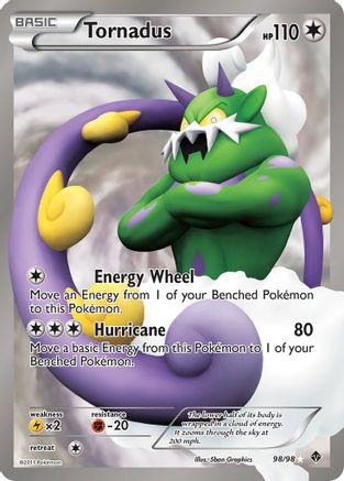 Tornadus (98/98) [Noir et blanc : puissances émergentes] 