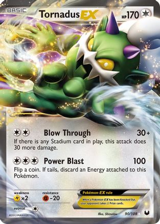 Tornadus EX 90/108 - [Dark Explorers] Holofoil