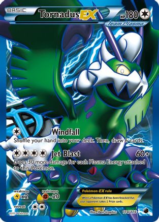 Tornadus EX (114/116) [Noir et blanc : Gel du plasma] 