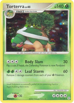 Torterra (17/130) [Diamant et perle : ensemble de base] 