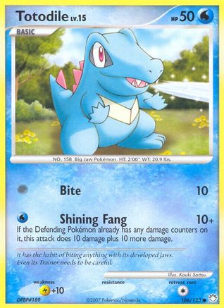 Totodile 106/123 - [Mysterious Treasures]