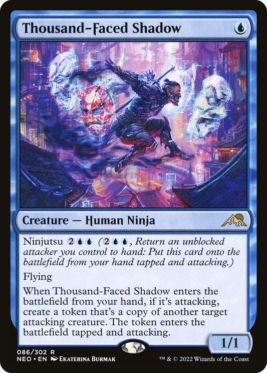 Thousand-Faced Shadow (NEO-086) - [Kamigawa: Neon Dynasty]