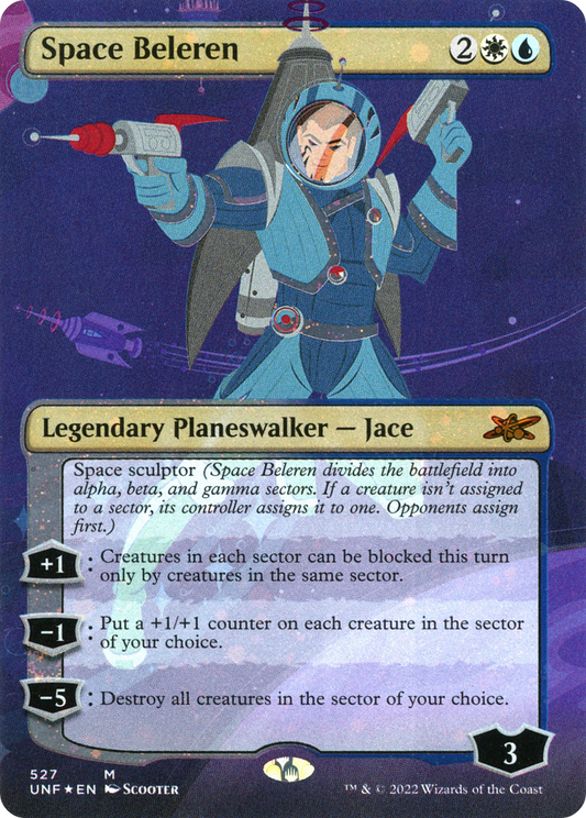 Space Beleren (UNF-527) - [Unfinity] (Borderless) Foil