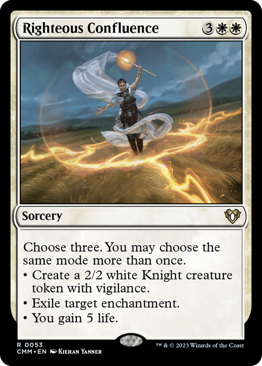 Righteous Confluence (CMM-053) - [Commander Masters]
