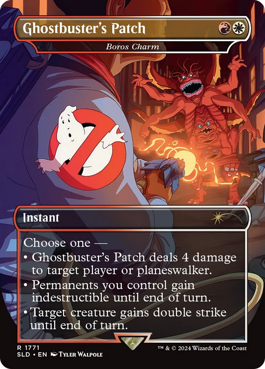 Boros Charm (SLD-1771) - [Secret Lair Drop] / Ghostbuster's Patch (Borderless) Foil