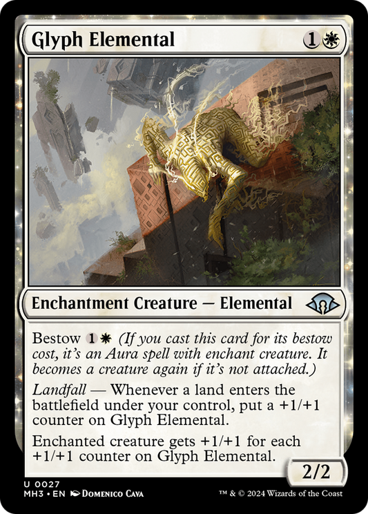 Glyph Elemental (MH3-027) - [Modern Horizons 3] Foil