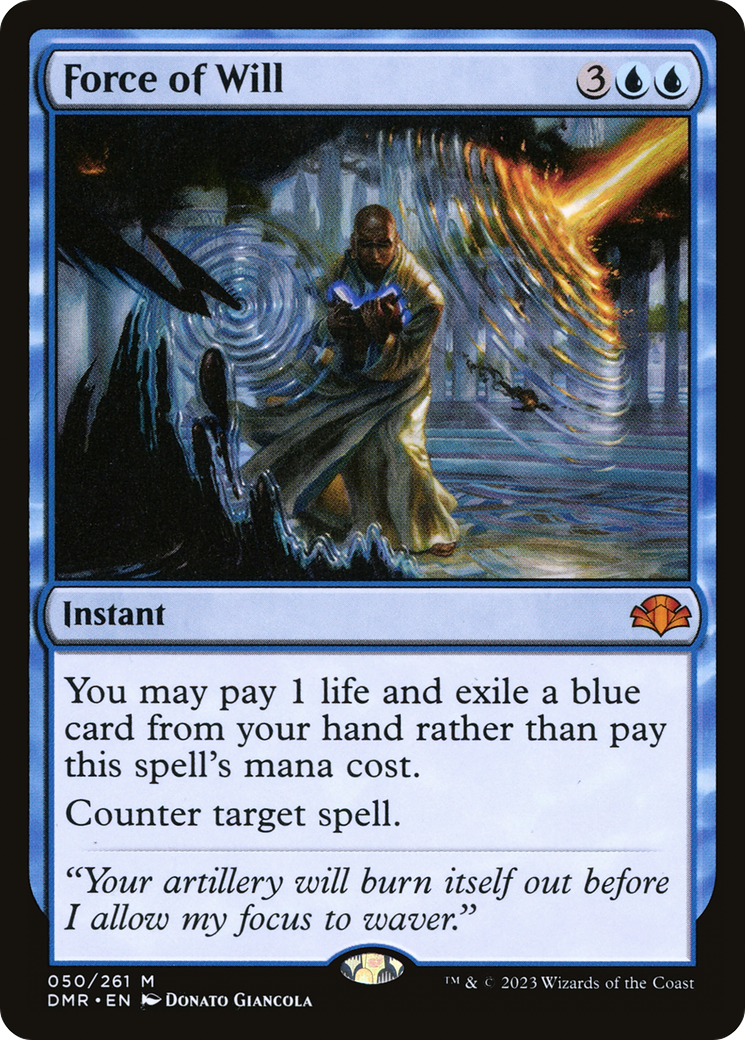 Force of Will (DMR-050) - [Dominaria Remastered]