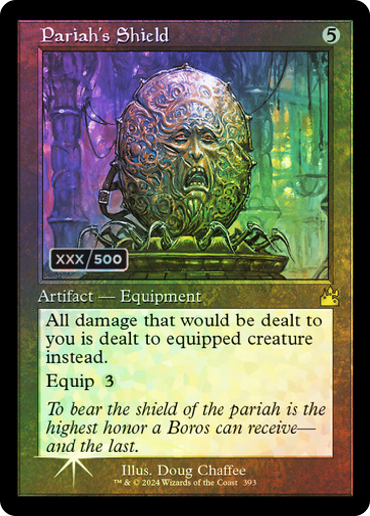Pariah's Shield (RVR-393Z) - [Ravnica Remastered] Foil