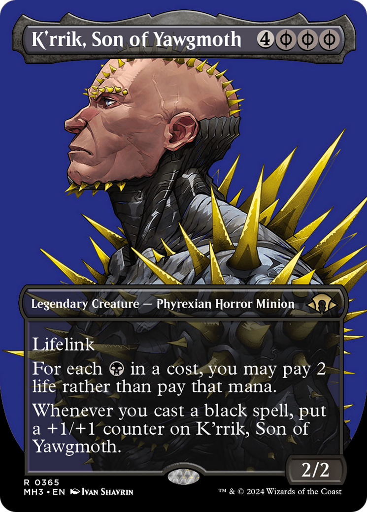 K'rrik, fils de Yawgmoth (MH3-365) - [Modern Horizons 3] (sans bordure) 