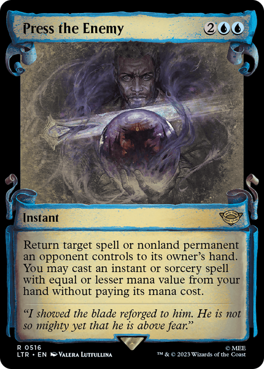 Press the Enemy (LTR-516) - [The Lord of the Rings: Tales of Middle-earth]: (Showcase) Foil