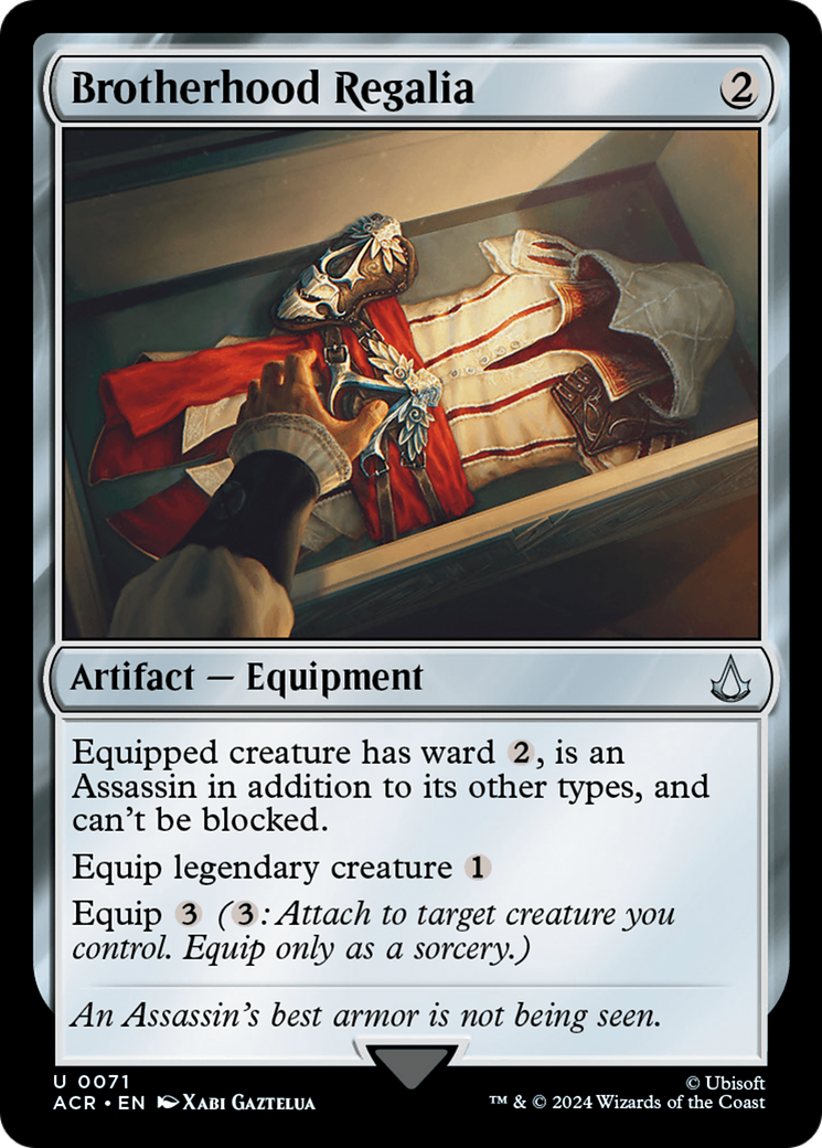 Brotherhood Regalia (ACR-071) - [Assassin's Creed]