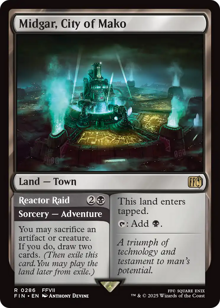 Midgar, City of Mako // Reactor Raid (FIN-286) - [FINAL FANTASY] Foil