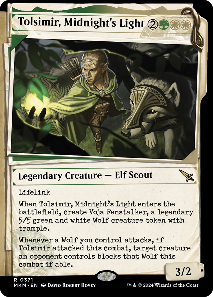 Tolsimir, Midnight's Light (MKM-371) - [Murders at Karlov Manor]: (Showcase) Foil