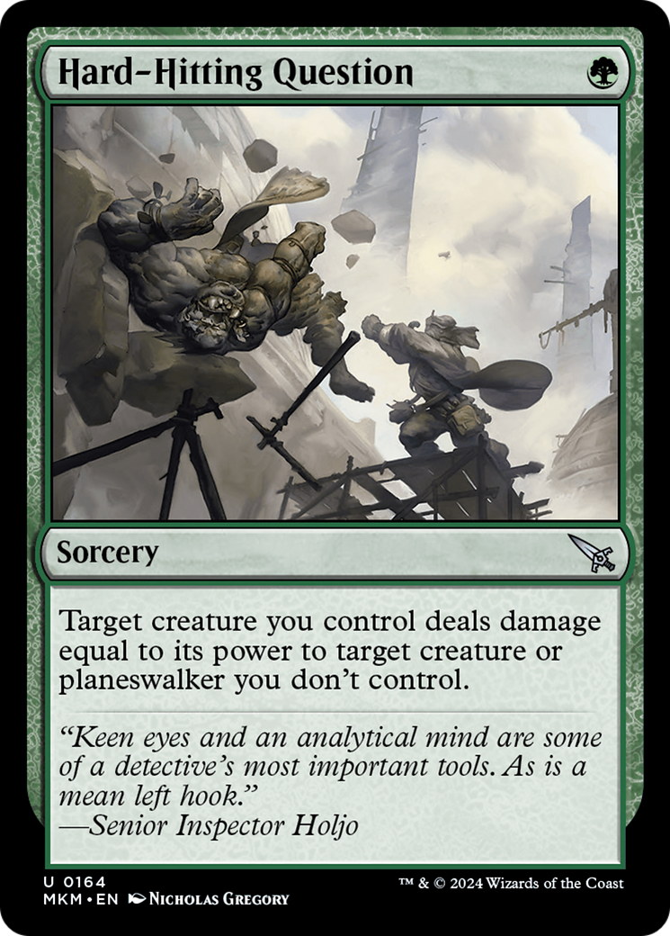 Hard-Hitting Question (MKM-164) - [Murders at Karlov Manor] Foil